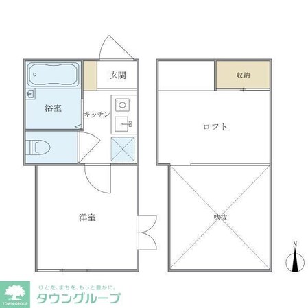 八景舎高円寺南Aの物件間取画像